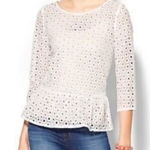 Pim + Larkin Eyelet Top